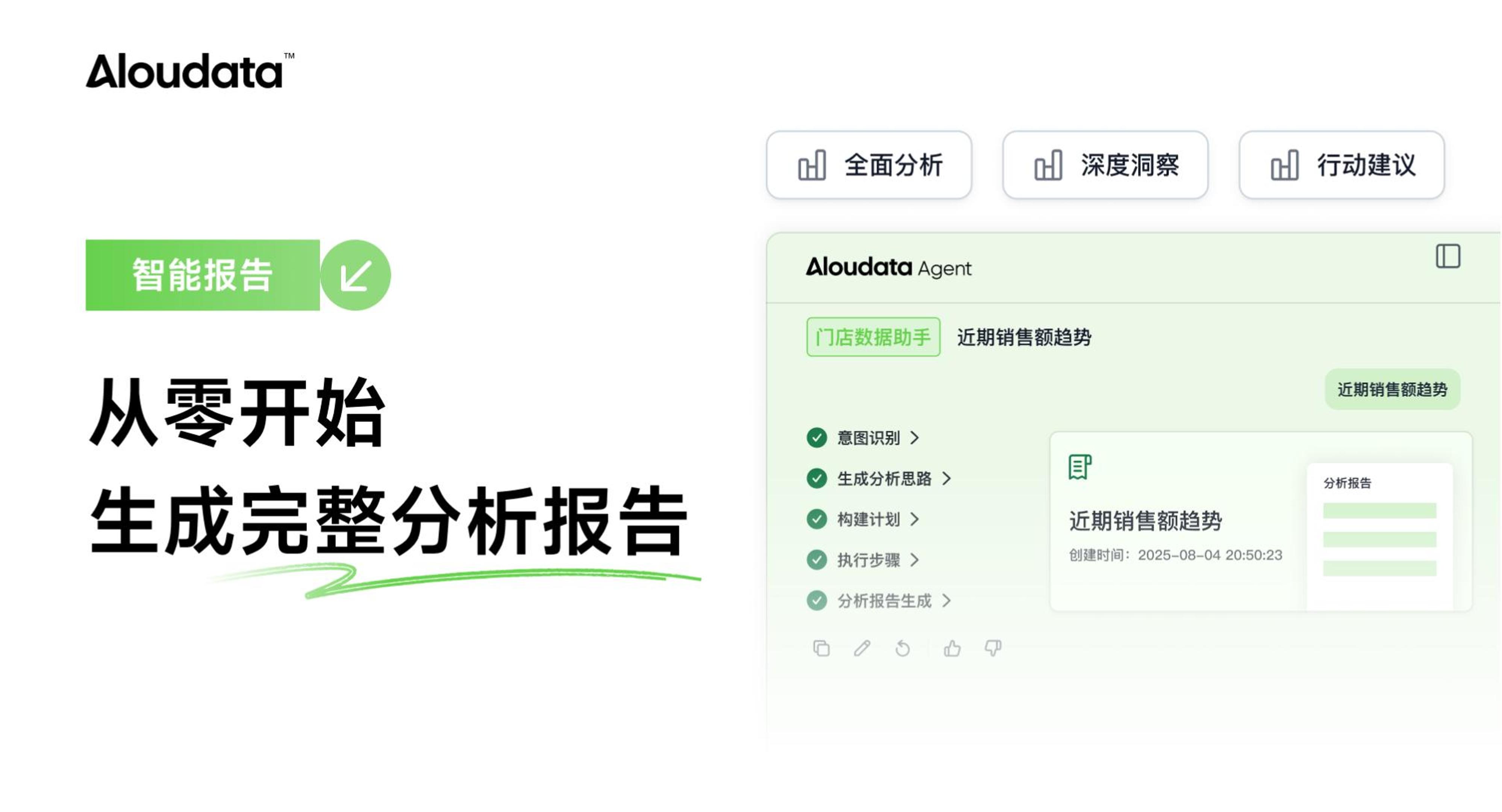 智能报告：从零开始，生成完整分析报告