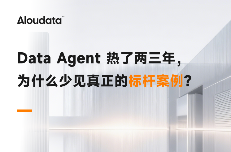 Data Agent 热了两三年，为什么少见真正的标杆案例？