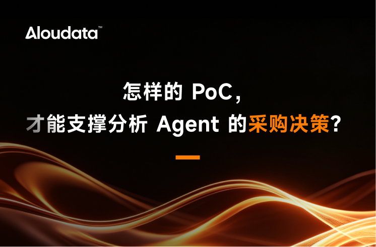 怎样的 PoC，才能支撑分析 Agent 的采购决策？